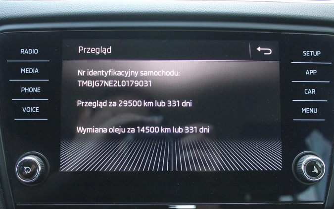 Skoda Octavia cena 64900 przebieg: 129998, rok produkcji 2020 z Kolbuszowa małe 436
